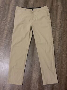George Men's Tan Chino Pants - Slim Straight